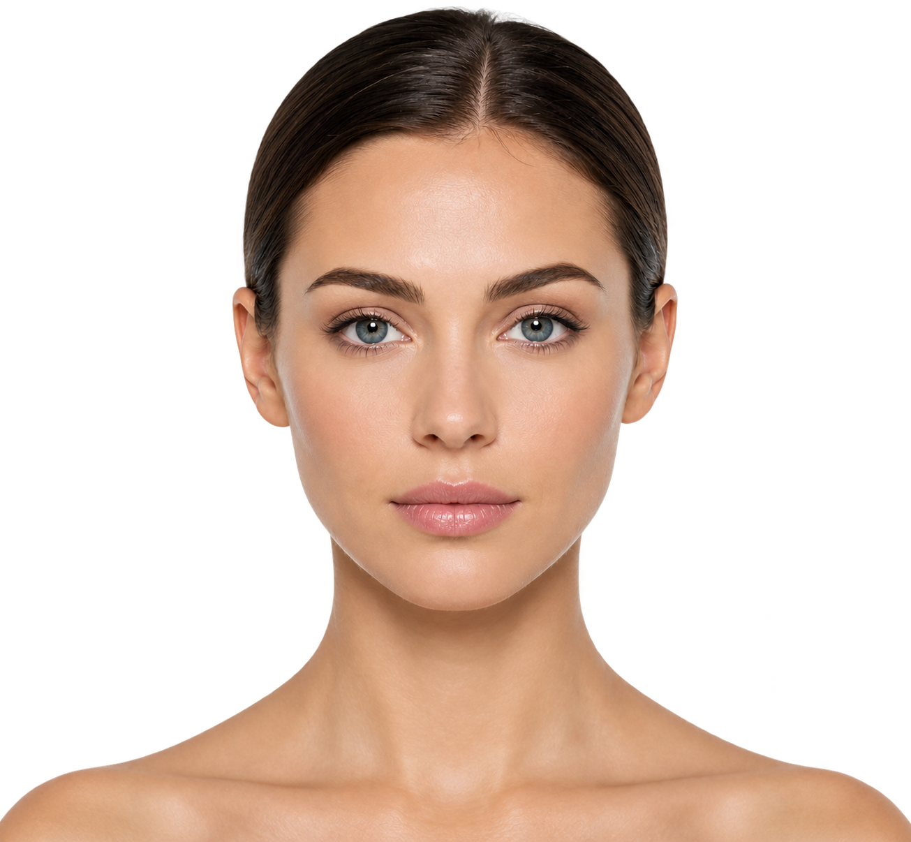 Face front view